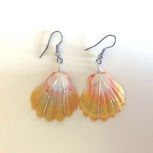 Hawaiian Sunrise Shell Earrings
